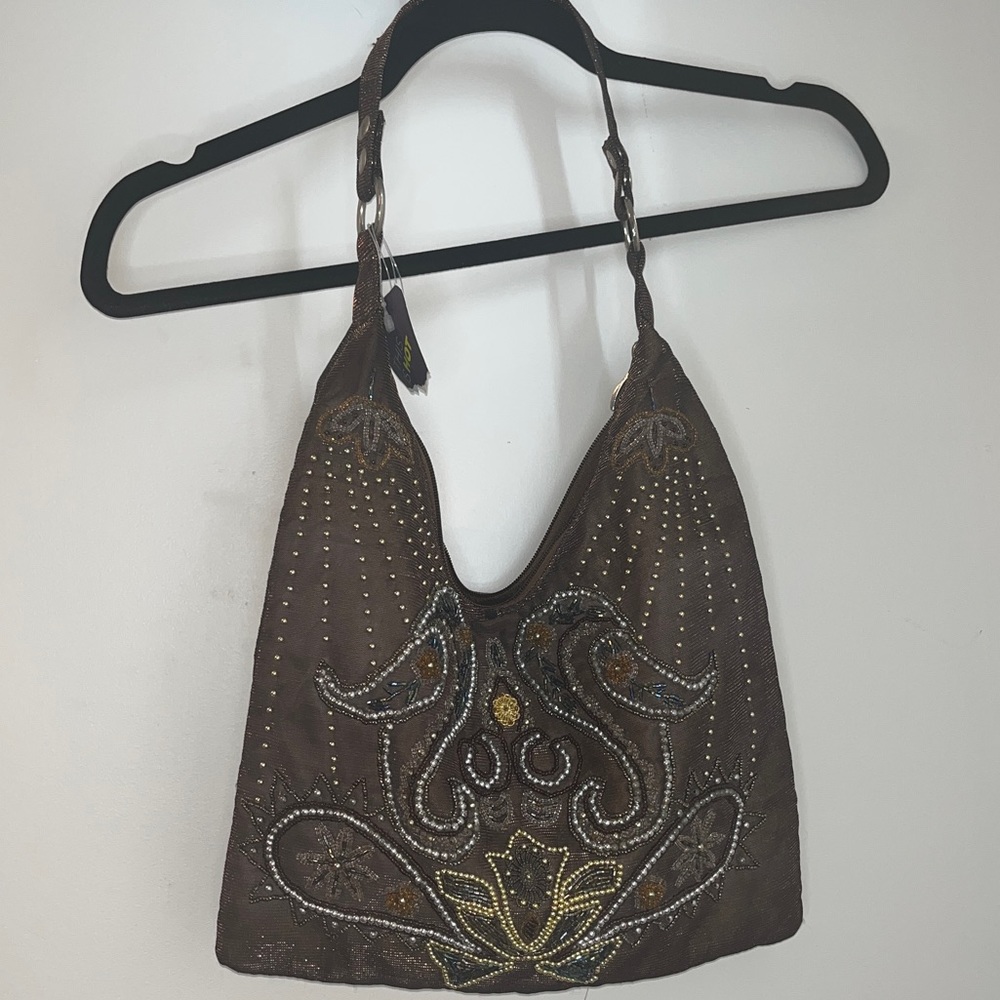 New Aldo Beaded Hobo Shoulder Bag - Picture 5 of 9